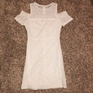 White lace dress